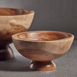 Image of Alpina Wooden Footed Bowl