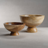 Image of Alpina Wooden Footed Bowl