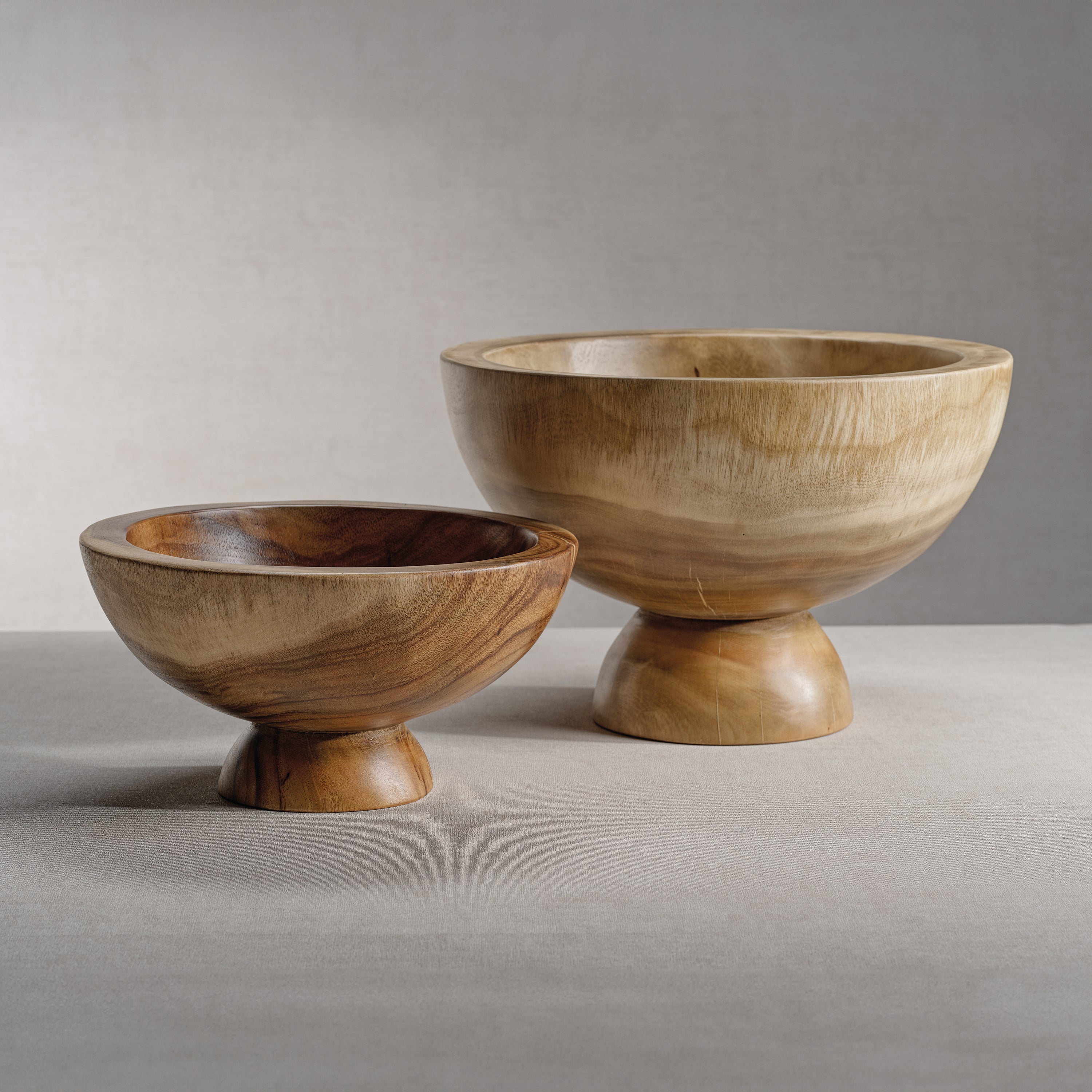 Image of Alpina Wooden Footed Bowl