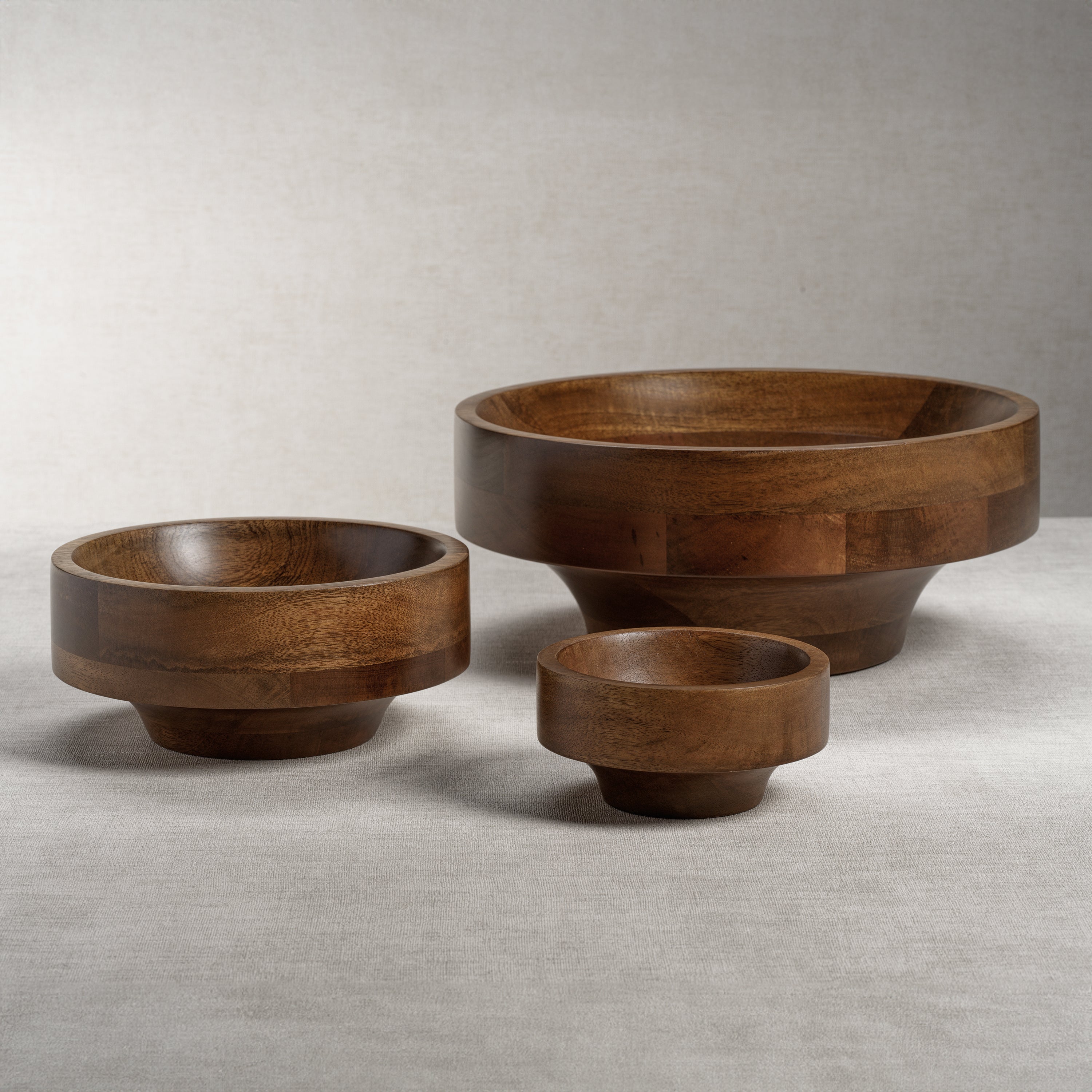 Image of Handcrafted Mango Wood Oasis Bowl