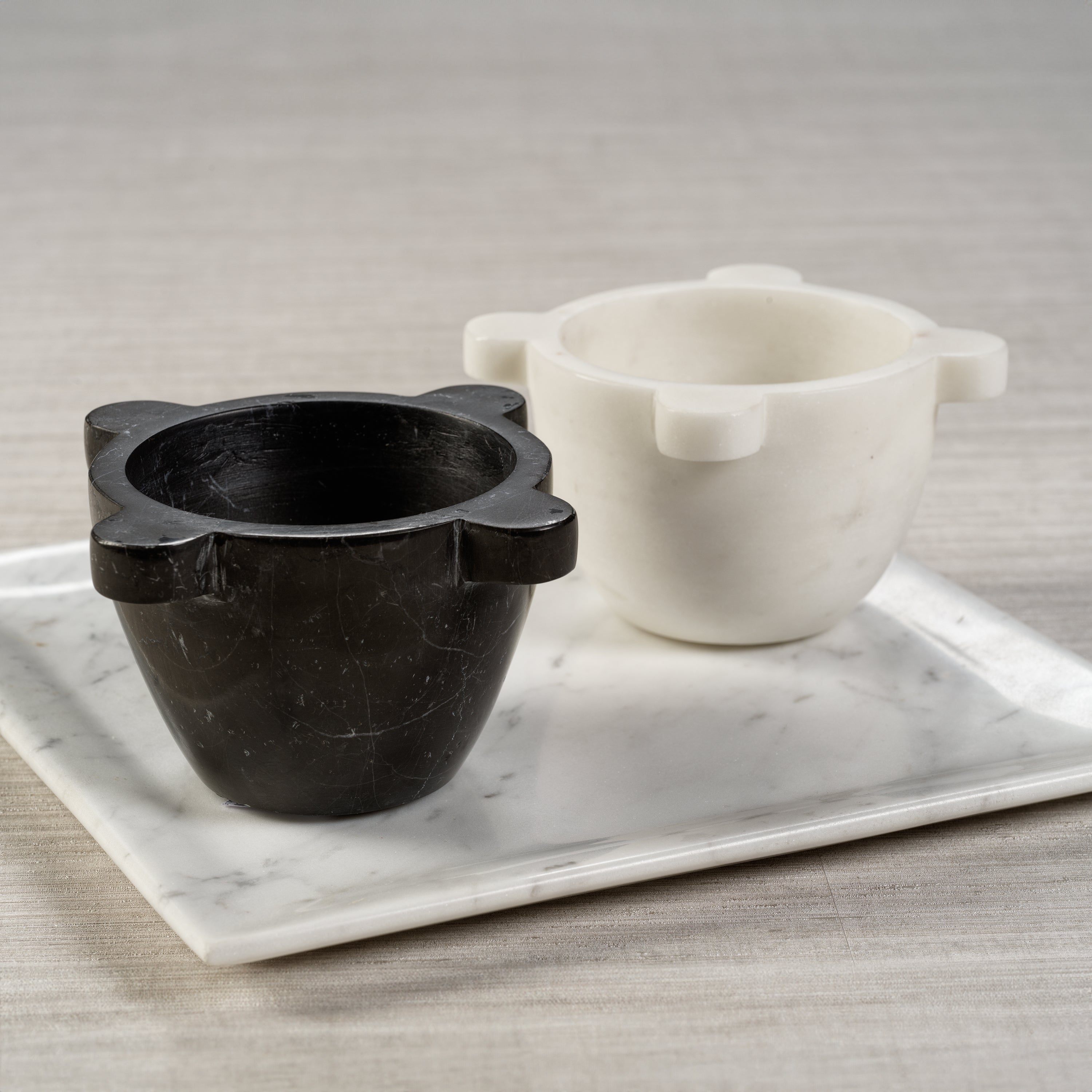 Image of Roma Marble Mortar & Condiment Bowl