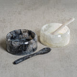 Image of Krone Resin Condiment Bowl with Spoon