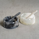 Image of Krone Resin Condiment Bowl with Spoon